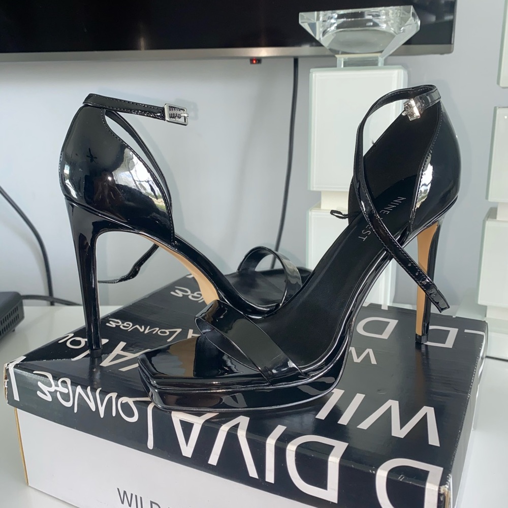 Black Nine West heels 🖤 - Picture 6 of 7